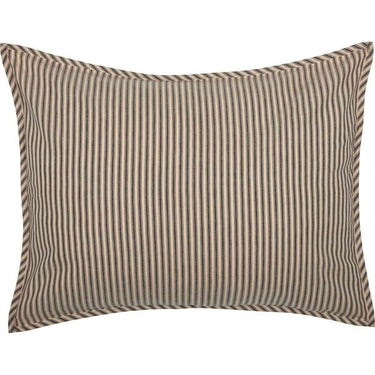 Sawyer Mill Charcoal Ticking Stripe Standard Sham 21x27 VHC Brands - The Fox Decor